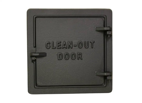 Chimney Cleanout Door Eight Inch Cast Iron With Flanged Frame For Masonry Install Ready No Fuss Access