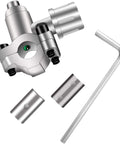 BPV-31 bullet piercing valve kit, 4 pcs: valve body, two adapters, and L-shaped hex key