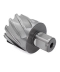 Oscarbide annular cutter with Weldon shank, silver metal finish for magnetic drill press