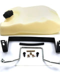 Fuel Gas Tank Replacement for Scotts Sabre Lawn Tractors L100 L110 L120 L130 with installation hardware and mounting brackets