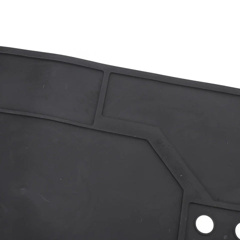 Close-up of Magnetic Cleaning Mat With Magnetic Dots Non Slip Rubber Workbench Pad for electronics, cars, and phone repair