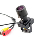 Compact Bullet Security Camera 960H 1000TVL HD with 2.8 to 12mm varifocal lens, indoor surveillance, metal case, plug and play, low light sensitivity
