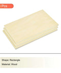 Basswood sheets, 3 pcs, 12 x 8 x 3/8 in, unfinished wood boards for crafts
