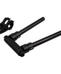 Black T Shaped Electric Scooter Handlebar With Folding Stem 59cm Metal Bar Fits 22 Point 2mm Fork And 23 Point 5mm Or 25mm Clamp Options