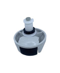 Front wheel for Xiaomi robot vacuum, gray plastic housing with white shaft and black tire