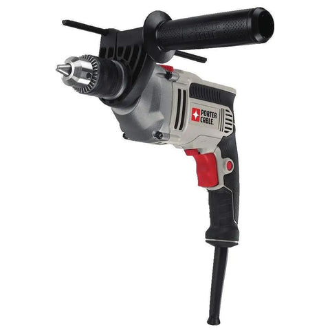 Beast of a Hammer Drill 1/2 Inch, 7 Amp, Pistol Grip with Cast Metal Gear Housing, ideal for masonry projects and home renovations.