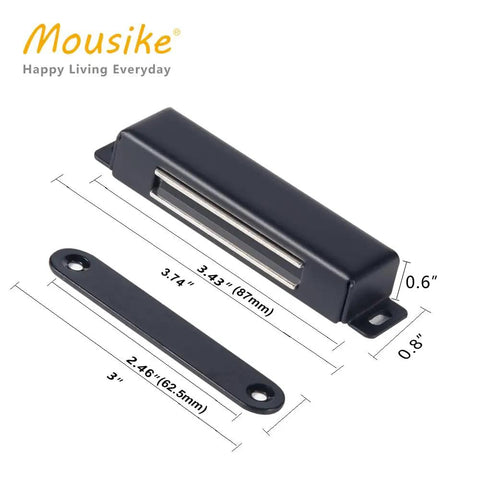 Heavy Duty Magnetic Door Catch Delivering Hella Strong 70 Pound Grip Built From Rugged Stainless Steel for kitchen cabinets