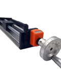 Beefy Manual Hand Wheel Linear Motion Stage With 100 200 300 400 500mm Stroke SFU1610 Ball Screw Sliding Table Module For CNC Machines Robotics And Automation Position Counter Included, with manual hand wheel