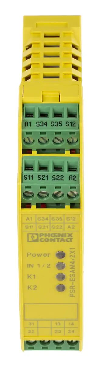Heavy Duty Industrial Safety Relay With Straight Up Reliable Normally Open Contacts And A No Fuss Auxiliary Circuit Built Tough For 24 Vdc Control Panels And 250 Vac 6 Amp Machinery Model 2900525