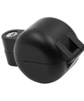 Lockout Doorknob Keyed Device Made Of Diecast Metal With Matte Black Finish Single Pack shown in side view