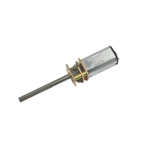 Tiny But Mighty N20 Micro Gear Motor 5V DC 30RPM Geared Motor with metal casing and D shaft for robotics.