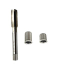 Spark Plug Thread Repair Kit With Stainless Steel M10x1.0 Inserts And M12x1.0 Tap Kit For Auto Engine Repair, two steel inserts