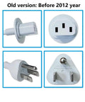 Replacement US Plug Extension Cable for Apple iMac G5 20 Inch 21.5 Inch 24 Inch and 27 Inch Power Supply Cord White Finish