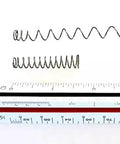 Heavy Duty Assortment Kit With 200 Stainless Steel Compression Springs For Home DIY Projects Plus Automotive Repairs And Mechanical Fixes Including Rust Proof And Durable Metal Coils In Various Sizes That Are Super Cool For Serious Tinkering And Building, two steel compression springs with ruler