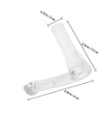 Capsule Spiral Track Replacement Parts For Plastic Material Capsule Vending Machine 2 Pack Durable Hardware For Quick DIY Repair Easy Install Hassle Free Maintenance And Reliable Performance. Clear plastic spiral track part, 6 cm long