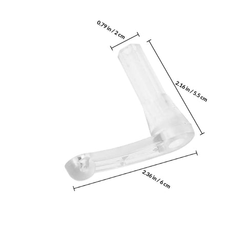 Two Pack Capsule Vending Machine Repair Parts Durable Plastic Spiral Component For Prize Dispenser No Fuss Install And Replacement Must Have Vending Machine Accessory Kit, transparent 6 cm part