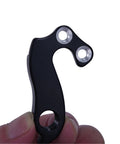 Derailleur Hanger 61 Replacement For Mountain Bikes, CNC Aluminum Alloy Rear Mech Dropout Upgrade in black, bolt on fit