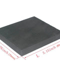 Dope Graphite Ingot Plate For EDM Machining With Smooth Polished Surface 70mm x 80mm x 10mm, conductive graphite block