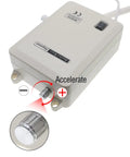 Bottled Water Pump System With Adjustable Flow 25W Electric Dispenser, control knob for flow adjustment in 5-gallon bottles.