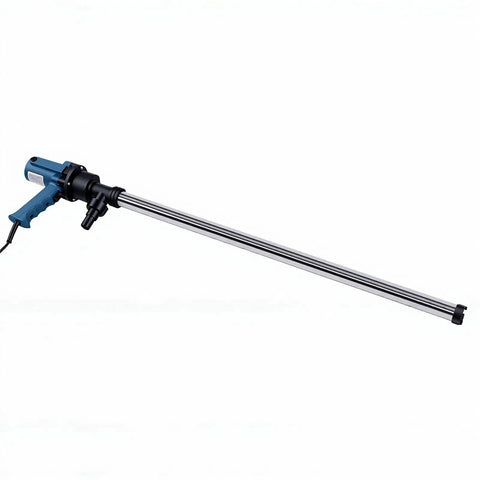 Aunmas Portable Electric Drum Pump With 90Cm Stainless Steel Tube For Transfer Of Water, Kerosene, Derv In 200L And 220L Standard Drums Lightweight Handheld Design With Us Plug For Easy Mobile Liquid Flow At Job Sites