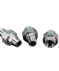 304 Stainless Steel Pipe Union Fittings BSPT One And One Quarter Inch One And One Half Inch Two Inch Three Inch Female To Male Thread Joint Connector DN50 Beefy Tube Adapter