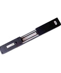 Heavy Duty Solid Build Professional Spirit Level Featuring Bright Bubble Vials And Dual Layer Rubber Wraps For Hassle Free Layout And Dead On Precision Measurements top view showcasing the clear reading windows.