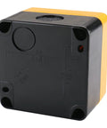 Back view of box for Red Emergency Stop Push Button Switch With Key 660V 1NO 1NC 10A Latching ON OFF Beefy Heavy Duty Safety Switch