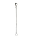 XL 12 Point Flex Head Double Box Ratcheting Wrench 22mm GearBox Pro With 72 Tooth Mechanism, Off Corner Loading Design, Long Beam