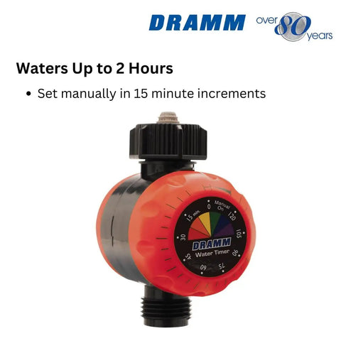 Battery Free Mechanical Hose Timer With Auto Shutoff Up To 120 Minutes, compact green water timer for lawn and garden