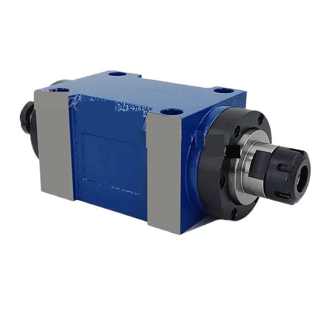 Blue Beefy Spindle Power Head For CNC Lathe And Milling Machines With BT30 ER32 ER25 MT3 Tapers 0.55kW 3000 7000rpm