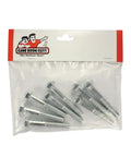 Chrome Pinball Machine Leg Bolts Set Of Eight For Arcade Cabinets With Two And Three Quarter Inch Total Length Silver Hardware