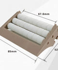 4 Pack 85mm Wide A Shaped Conveyor Plastic Chain Plate Ball Transfer Plate White For Smooth Line Transfer On Belt