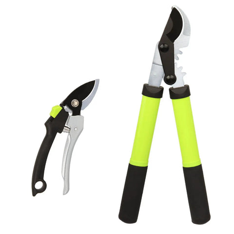 Heavy Duty Loppers For Tree Trimming With Gear Technology And Labor Saving Pruning Shears Alloy Steel Blade With Teflon Coating