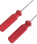 Top Shelf Torx Security Screwdriver Set With Magnetized Precision Bits Crafted From Hella Durable Chrome Vanadium Steel Sweet Gaming Console Repair Kit For Xbox One PS4 PS3 And Mobile Devices Including Easy Pry Tools, featuring red handles.