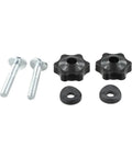 Upgrade Your Ride With These Heavy Duty Lawn Mower Handle Knob Replacement Kits That Fit Toro Models 92-2260 106-4161 And 107-3844 Perfectly For Instant Outdoor Power Equipment Repair Without Hiring Pros Today. black rubber and metal mower handle knob kit with bolts and washers