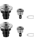 Axle Diff Gear Set 12T 24T Steel Bevel Gear Beefed Up Upgrade for FMS FCX24 1/24 and 1/18 RC Cars CNC Machined Hardened Steel Diff Gears