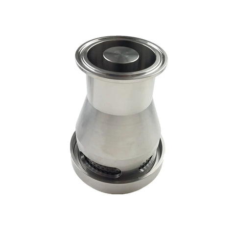 Two Inch Tri Clamp Vacuum Breaker Tank Breather Valve Go To Sanitary Grade Stainless Steel 304, Heavy Duty, Fits Two Inch Clamp