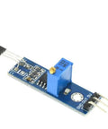 Straight Up Solid Hall Sensor Module For Speed Tracking And Revolution Counting With Magnetic Trigger Switch And Lm393 Comparator Board For Dc 5V Power And No Hassle Build Projects, compact design with tuning knob.