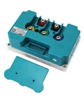 Professional Programmable Motor Controller For Electric Scooter Speed Boost Tweak Parameters Upgrade Acceleration Crank Up Torque With 200A High Amp Output close-up view showing terminal connections and protective cover.