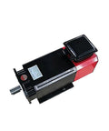 Top Shelf 2 Point 2 Kilowatt Ac Servo Spindle Motor For Cnc Routers And 3D Printers shown from above, featuring a robust black and red design.