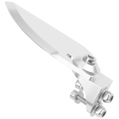 Adjustable Aluminum Alloy Turn Fins 68x30mm For 75-85cm Electric Nitro Power RC Boats CNC Machined Precision Left Angle