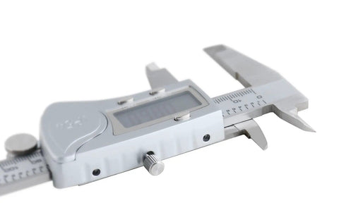 Digital Caliper 0 To 6 Inches 0 To 150 Millimeters With 0.0005 Inch 0.01 Millimeter Resolution Large LCD IP54 Water Resistant No Nonsense Tough Tool For Pros 4 Way Inside Outside Depth And Step Measurements Made With Hardened Stainless Steel