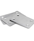 48 Piece Heavy Duty Mending Plates For Quick Furniture Fix Rock Solid Corner Brackets With Pre Drilled Holes stacked stainless steel plates