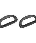 Plastic Luggage Handle Pull For Suitcase 6.3 Inch Length 160mm Total 119mm Handle 82mm Hole Distance 5mm Hole Diameter, set of two