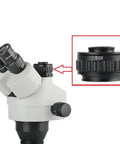 Super Handy Zero Point Five X Reduction C Mount Lens Adapter For Your Trinocular Stereo Microscope With Thirty Eight Millimeter Interface Fits All C Mount Industrial Cameras And Ccd Cmos Microscope Cameras, 0.5X on microscope