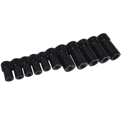 Tap Socket Set With Magnetic Sockets 11 Piece Kit Pro Grade For Tap And Die Use Fits Metric And Standard Taps Up To One Half Inch And One Eighth Inch NPT Made To MCTI Standards Quick Magnetic Retention Heavy Duty Steel Ideal For Home Shop And Pros