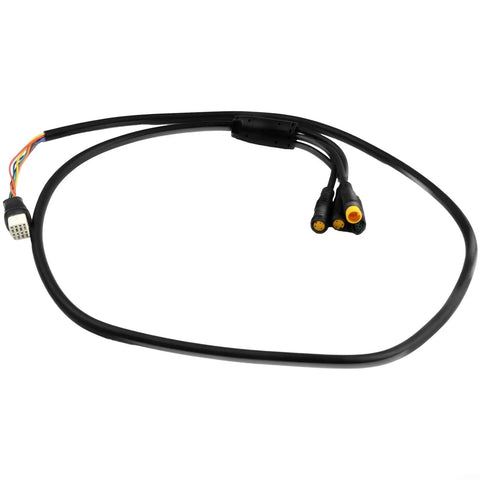 Top Grade E Bike Motor Cable For Bafang Mid Drive M400 G330 G510 M620 UART System black wiring harness with multi-pin connectors