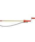 Heavy Duty Toilet Auger With Bulb Head Snake And Pro Clog Remover For Modern Low Flow Toilets Smooth Operator Drain Tool.