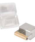 Stainless Steel Comb Honey Cutter And Scraper With Plastic Box Beekeeping Tool showcasing durable construction and handling boxes.