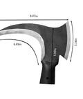 High Manganese Steel Double Scythe With Wooden Handle For Outdoor Weeding And Grass Mowing Heavy Duty Grass Sickle blade dimensions